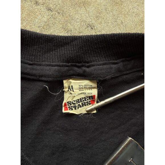 RARE VTG 1988/89 LeigeLord 'Out of Control Tour' Black Metal Band Tee Size XS - Picture 4 of 8